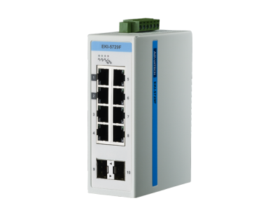 ProView 8-Port Gigabit Industrial Switch with 2x SPF, Wide Temp -10~60℃