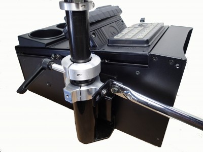 Heavy Duty Stability Side Support Arm, Mounts To OEM Frame Under Passenger Glove Box Door