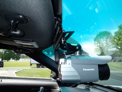 Overhead Equipment Bracket for Panasonic Arbitrator Camera for Ford Interceptor Utility