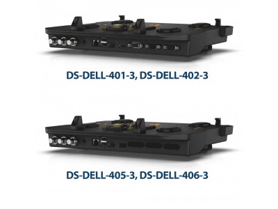 Docking Station containing Internal Power Supply with Triple Pass-through Antenna for Dell's Latitude 14 Rugged and Latitude 12 & 14 Rugged Extreme Notebooks (Advanced port replication)