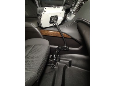 Flex Arm package including flex arm and mount for 2014-2016 Silverado / Sierra  1500  Pickup (C and K series), 2015-2016 Silverado / Sierra 2500 and 3500 Pickup (C and K series), 2015-2016  Retail Suburban / Retail Yukon XL and  Tahoe Police Pursuit Vehic