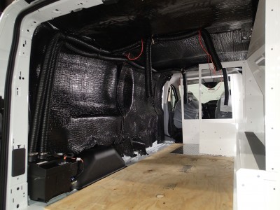 Ford Transit Prisoner Transport HVAC Option with OEM AC Prep Package
