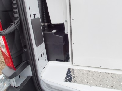 Ford Transit Prisoner Transport HVAC Option with OEM AC Prep Package