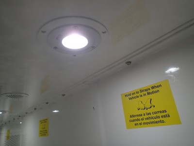 Prisoner Transport Optional LED Dome Light used in Prisoner Transport inserts