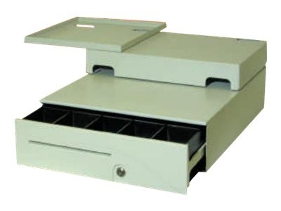 APG POS Integrator Cash Drawer With Riser And Printer Tray